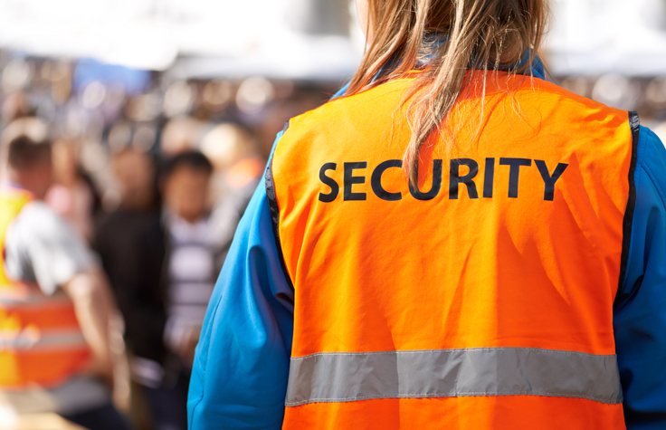 Security Guard at an Event