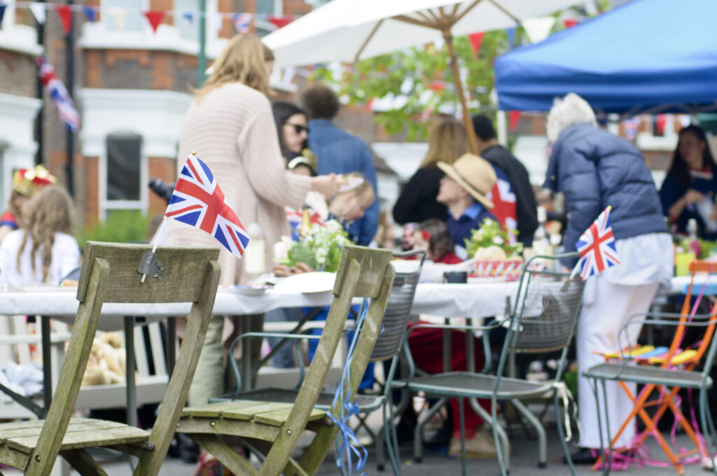 Street party for coronation