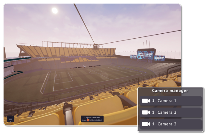 stadium digital twin in OnePlan