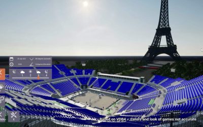 Paris 2024 Eiffel Tower Arena in Venue Twin