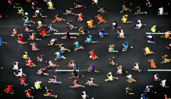 Runners at a Marathon