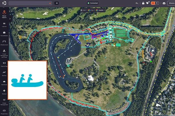 Triathlon Event map